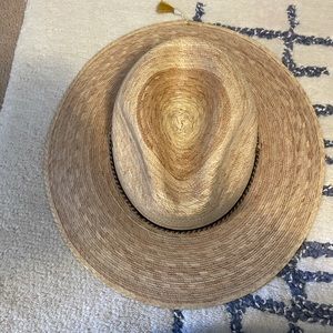 Panama Fedora Straw Sun Hat made in Mexico M